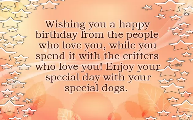 Birthday Wishes From The Dog Birthday Wishes From The Dog