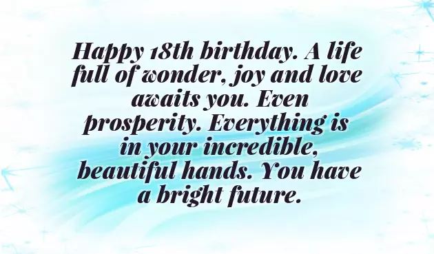 Happy Birthday To Me 18 Years