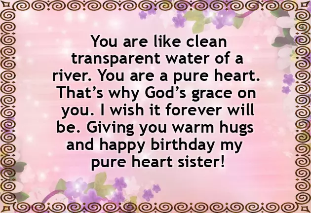 Dear Sister Happy Birthday