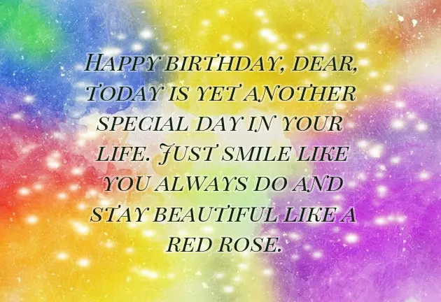 Happy Birthday Wishes With Flowers