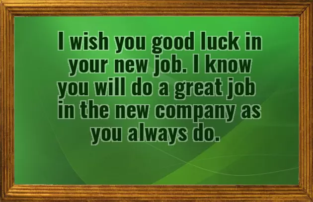 Congratulations For New Position For Boss