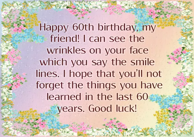 60Th Bday Quotes