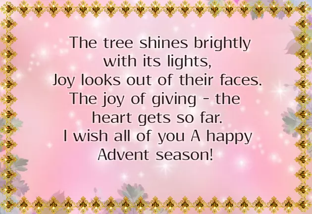 Advent Wishes