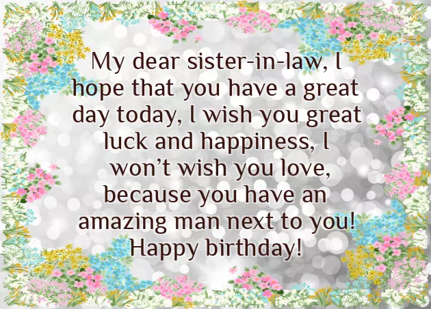 Wishes For Birthday For Sister In Law Wishes For Birthday For Sister In Law