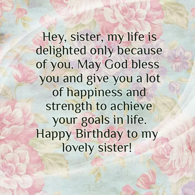 Free Birthday Quotes For Sister