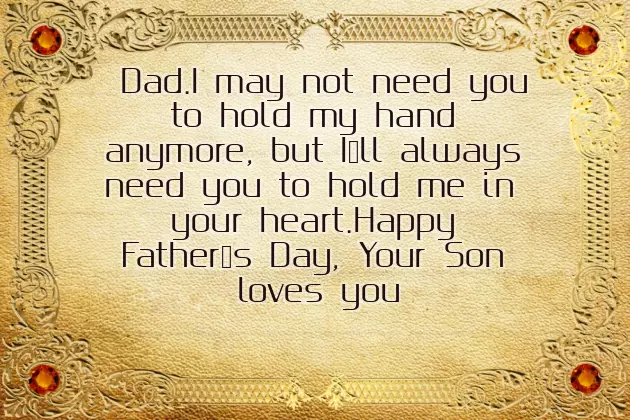 Fathers Day Greetings To Son
