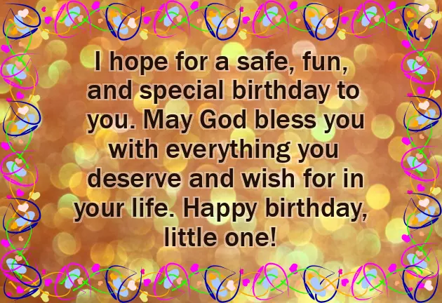 Birthday Wishes For The Little Girl