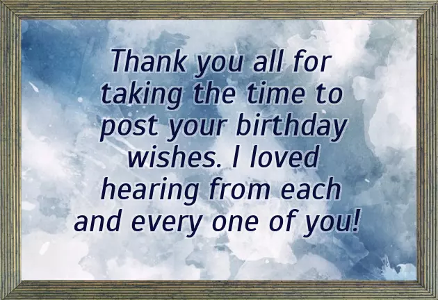 Thanks For All Your Wishes Thanks For All Your Wishes