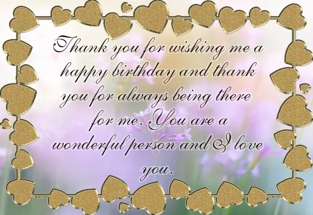 Thank You For Your Birthday Wishes Message Thank You For Your Birthday Wishes Message