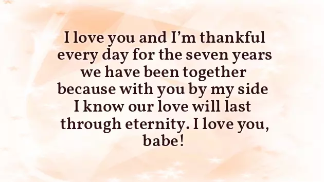 Happy 7 Years Birthday