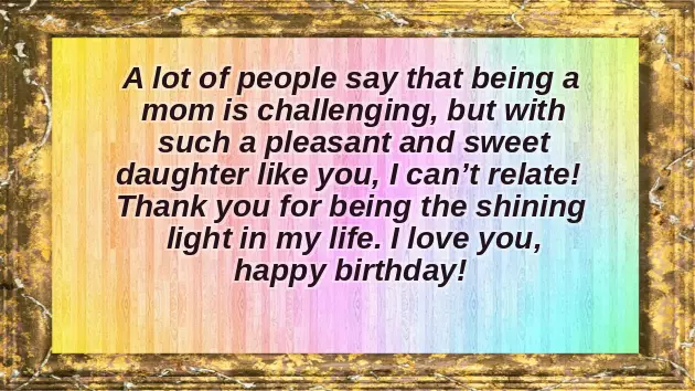 Bday Greetings For Daughter