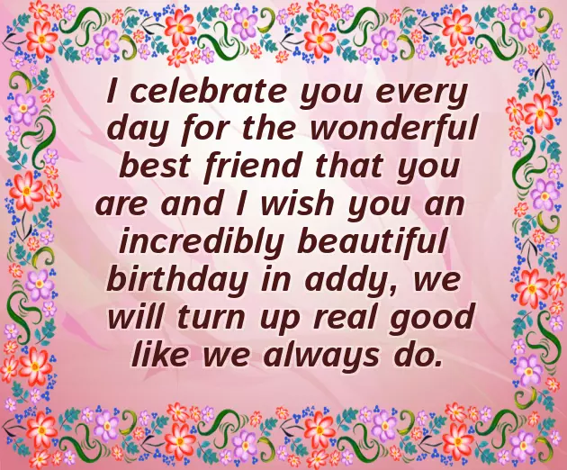 Advance Birthday Wish For Best Friend Advance Birthday Wish For Best Friend