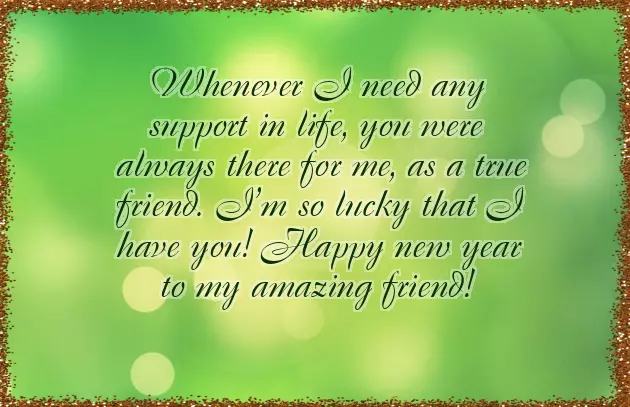 New Year Wishes To Bestie