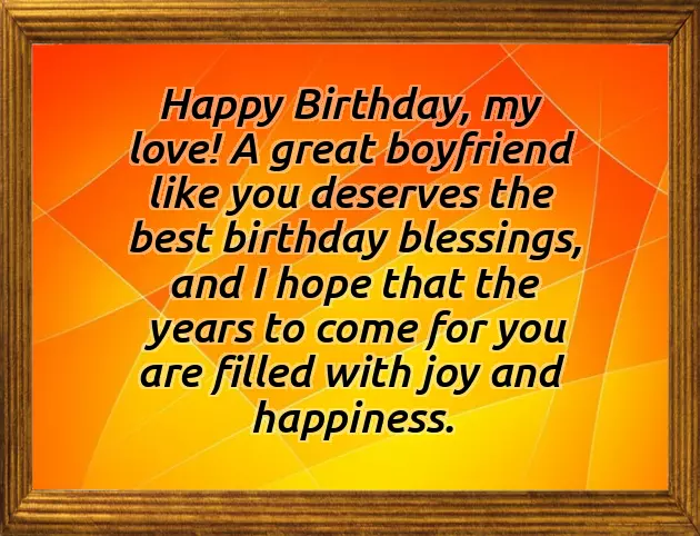 Happy Bday Wishes For Boyfriend