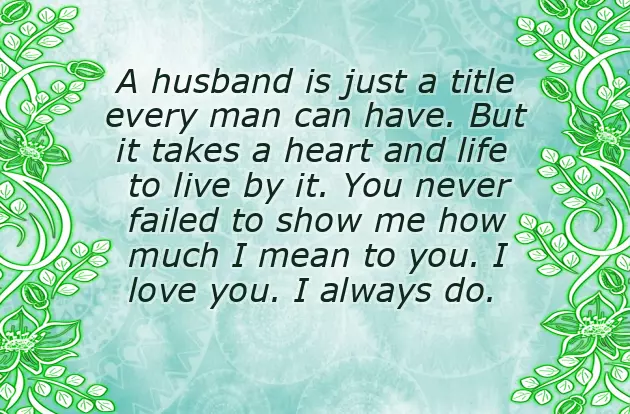 Happy Fathers Day Wishes For My Husband