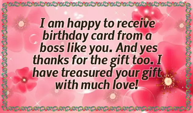 Birthday Text For Boss