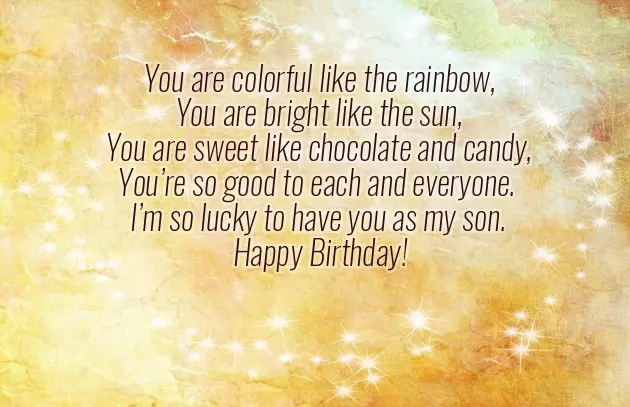 Happy Birthday To A Dear Son Happy Birthday To A Dear Son