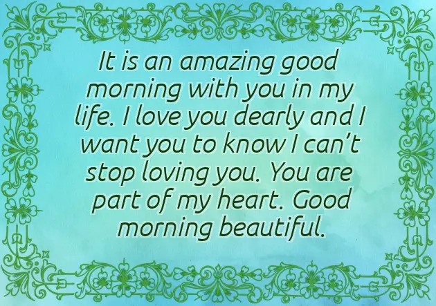 Good Morning Message In English For Girlfriend