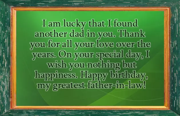 Birthday Quotes Father In Law