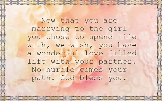 Advance Happy Wedding Wishes