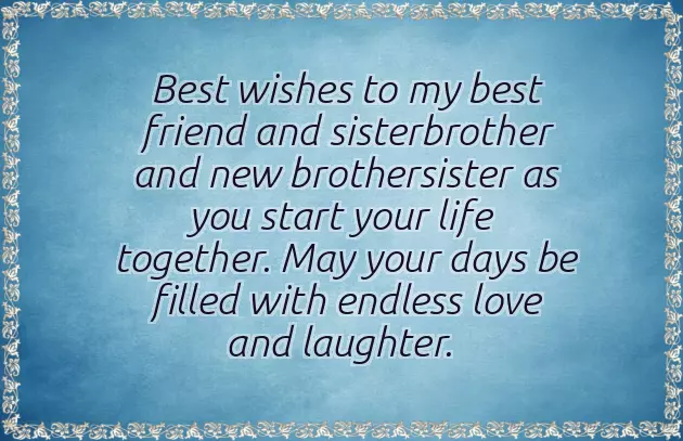 Best Wishes To Married Couple