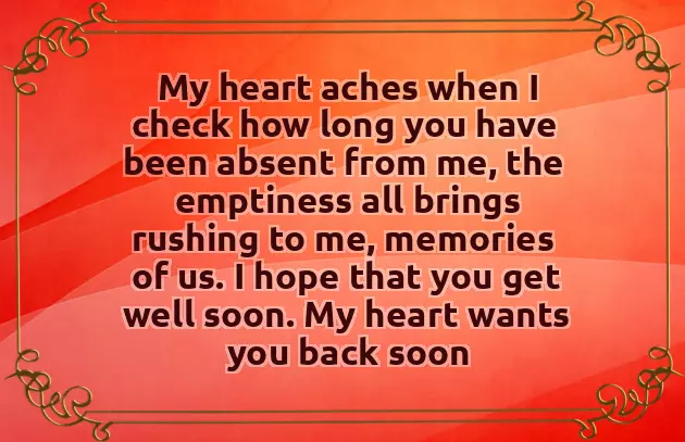 Sweet Get Well Messages For Her