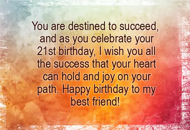21St Birthday Greetings