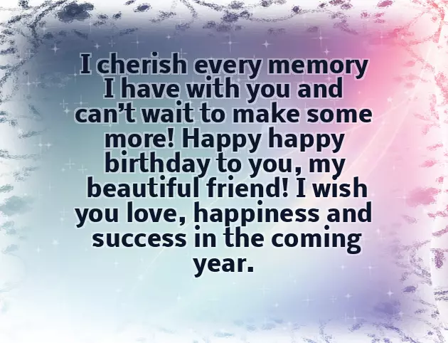 Happy To A Female Friend