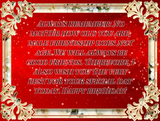Funny Birthday Wish For Male Best Friend