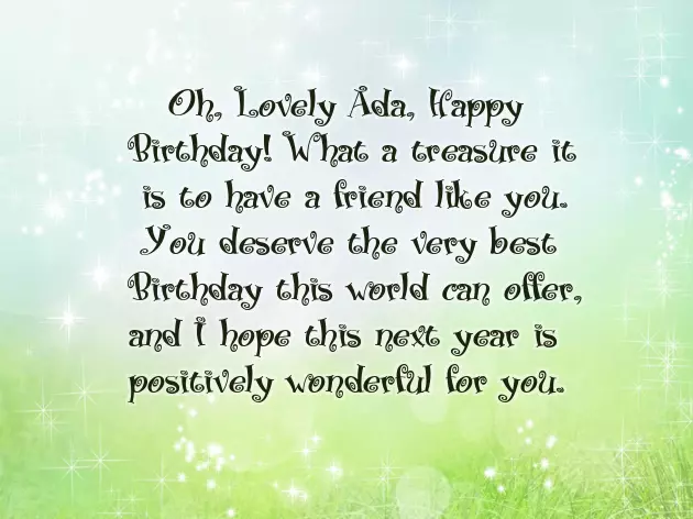 Happy Birthday Ada