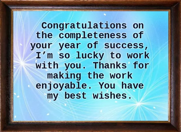 Work Anniversary Congratulations To Boss Work Anniversary Congratulations To Boss