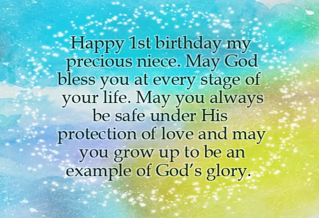 First Niece Birthday Wishes