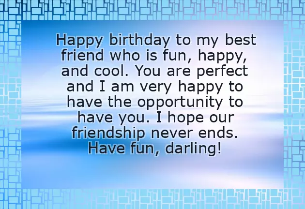 Best Birthday Wishes For A Dear Female Friend