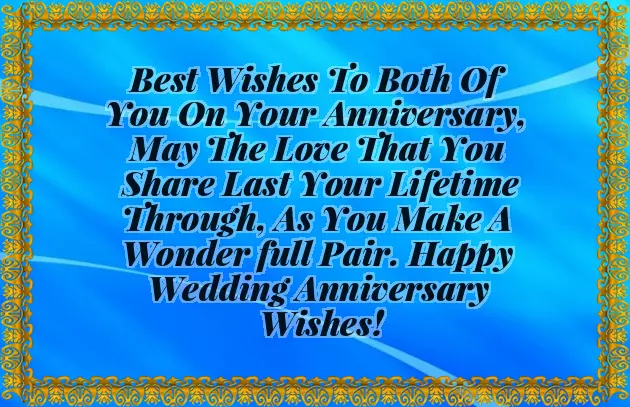 Happy Wedding Anniversary Wishes To Friend