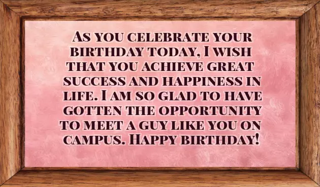 Birthday For Male Friend