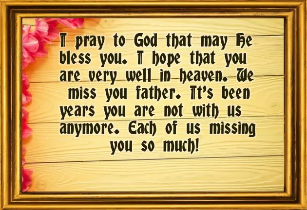 Late Fathers Day Wishes