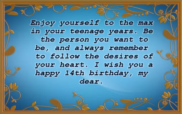 Birthday Wish For Teenage Son