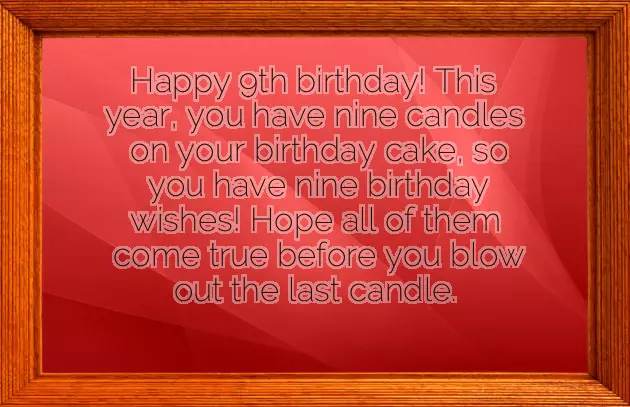 Birthday Wishes For 9 Year Old Boy Birthday Wishes For 9 Year Old Boy