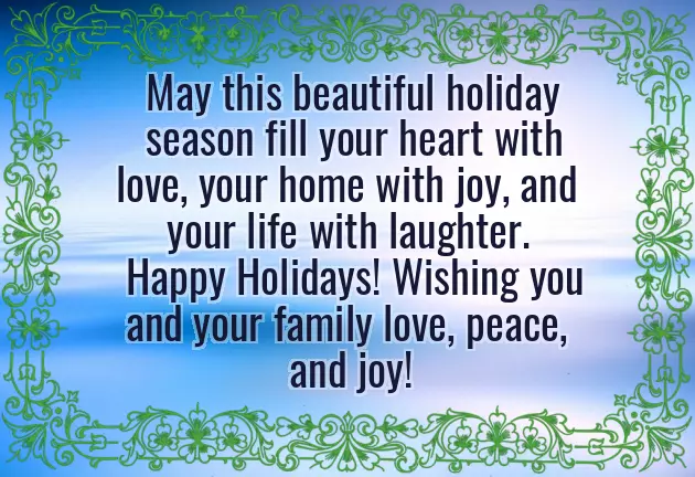 Wishing You Merry Christmas And Happy Holidays