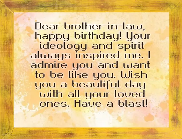 Wishing Happy Birthday To Brother In Law
