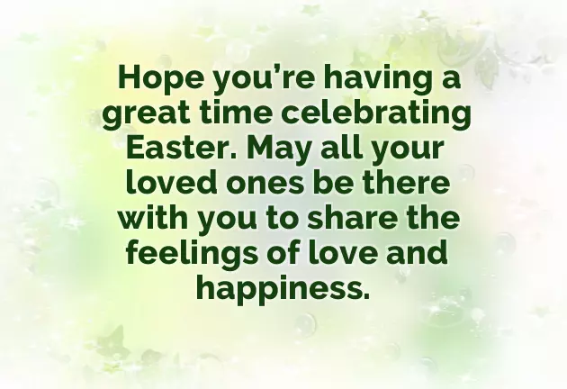 Formal Easter Greetings