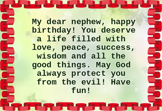 Happy 8Th Birthday Nephew