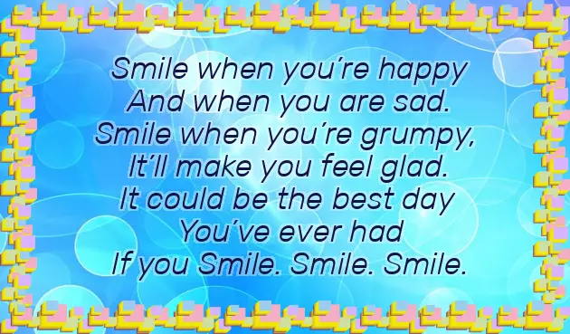 Smile Poem For Him Smile Poem For Him