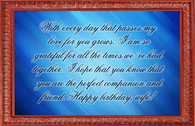 My Wife Birthday Quotes