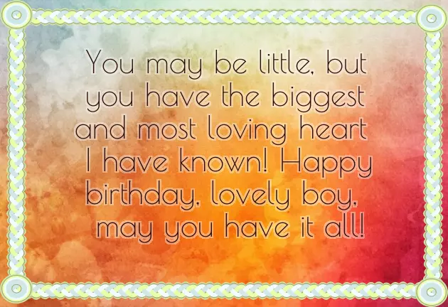 Small Boy Happy Birthday Wishes