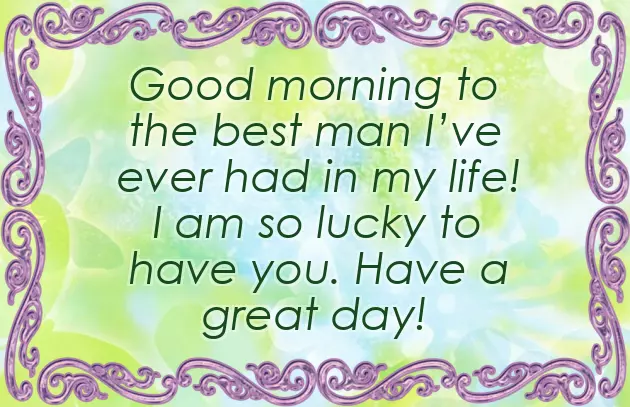 Simple Morning Message