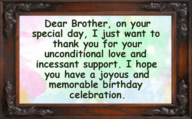 Good Wishes For Birthday Brother