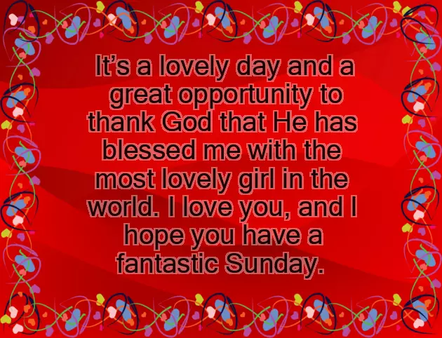 Good Morning Have A Happy Sunday