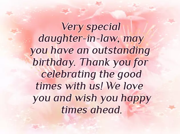 30Th Birthday Wishes For Daughter In Law 30Th Birthday Wishes For Daughter In Law
