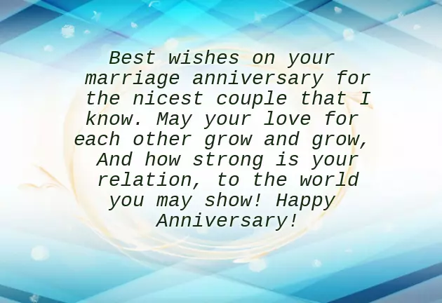 Marriage Anniversary Wishes For Old Couple